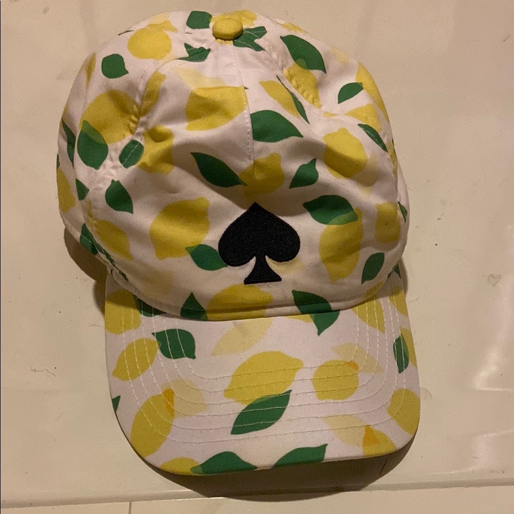 Kate Spade Lemon Print Cap